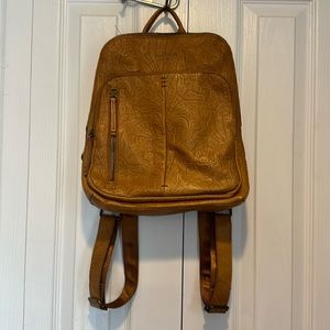 American Leather Tooled Backpack